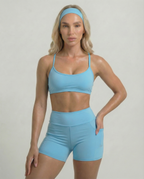 Short Daily Com Bolso Azul