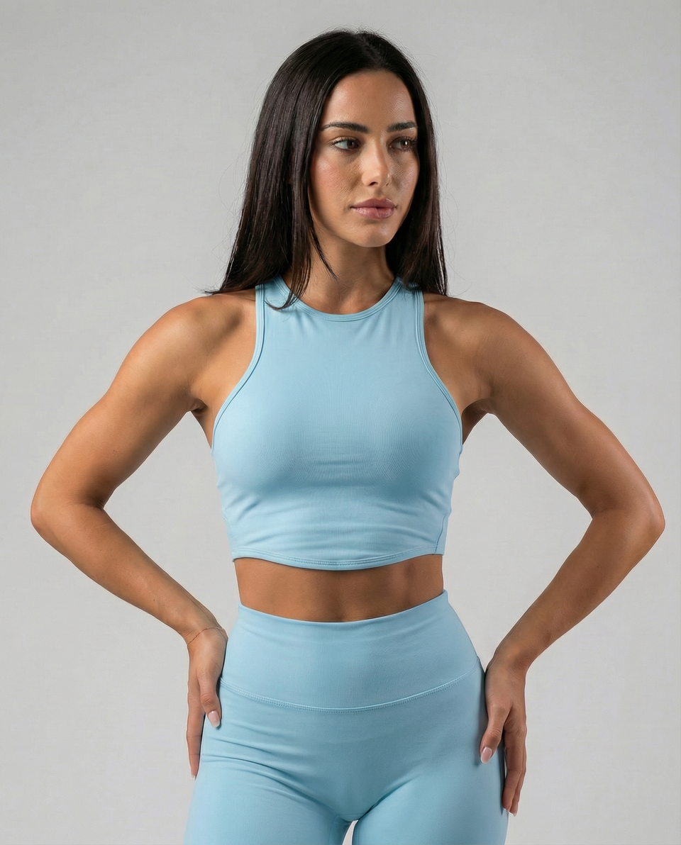 Cropped Nadador Daily Azul