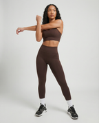 Top Daily Alça Fina Marrom