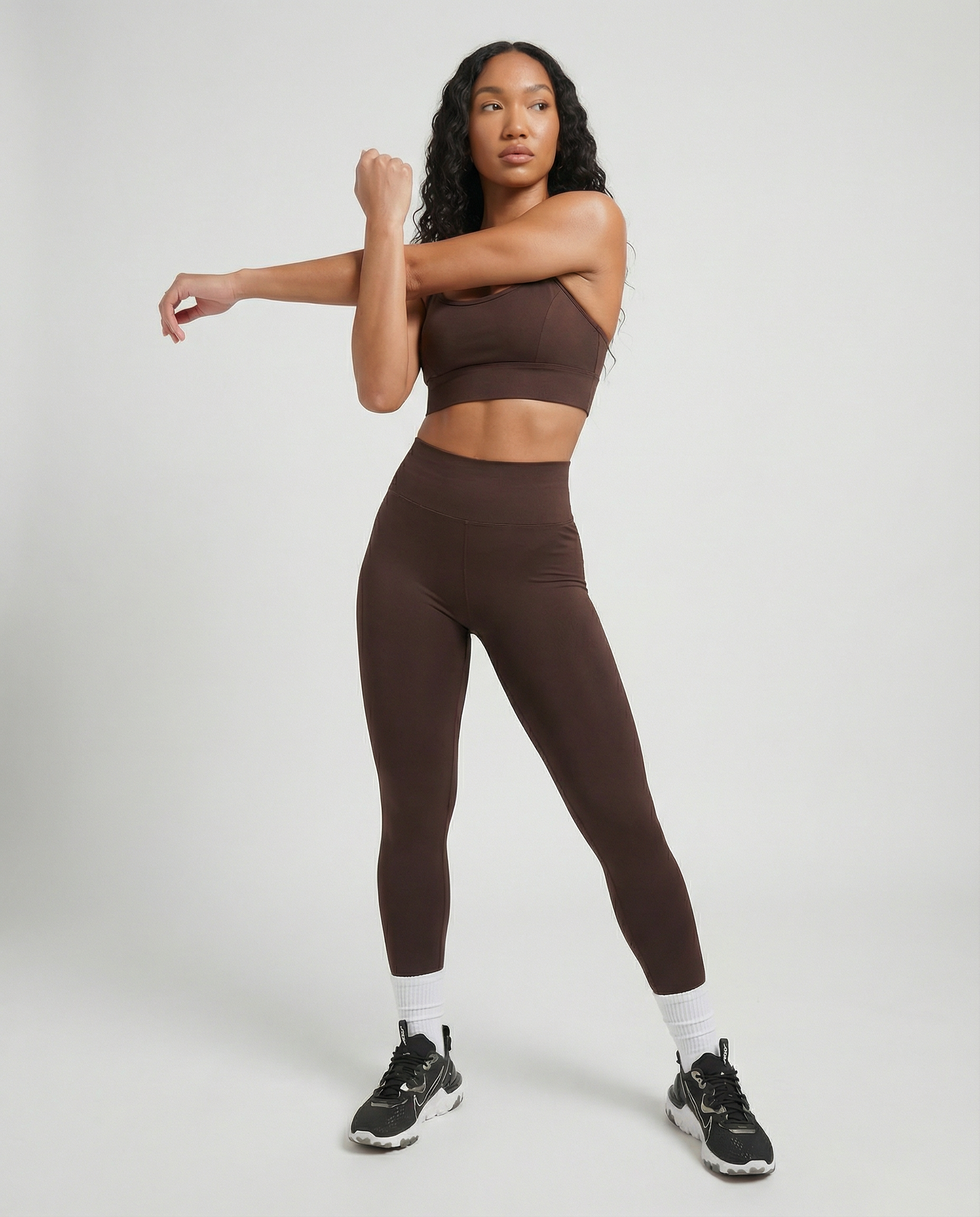 Top Daily Alça Fina Marrom