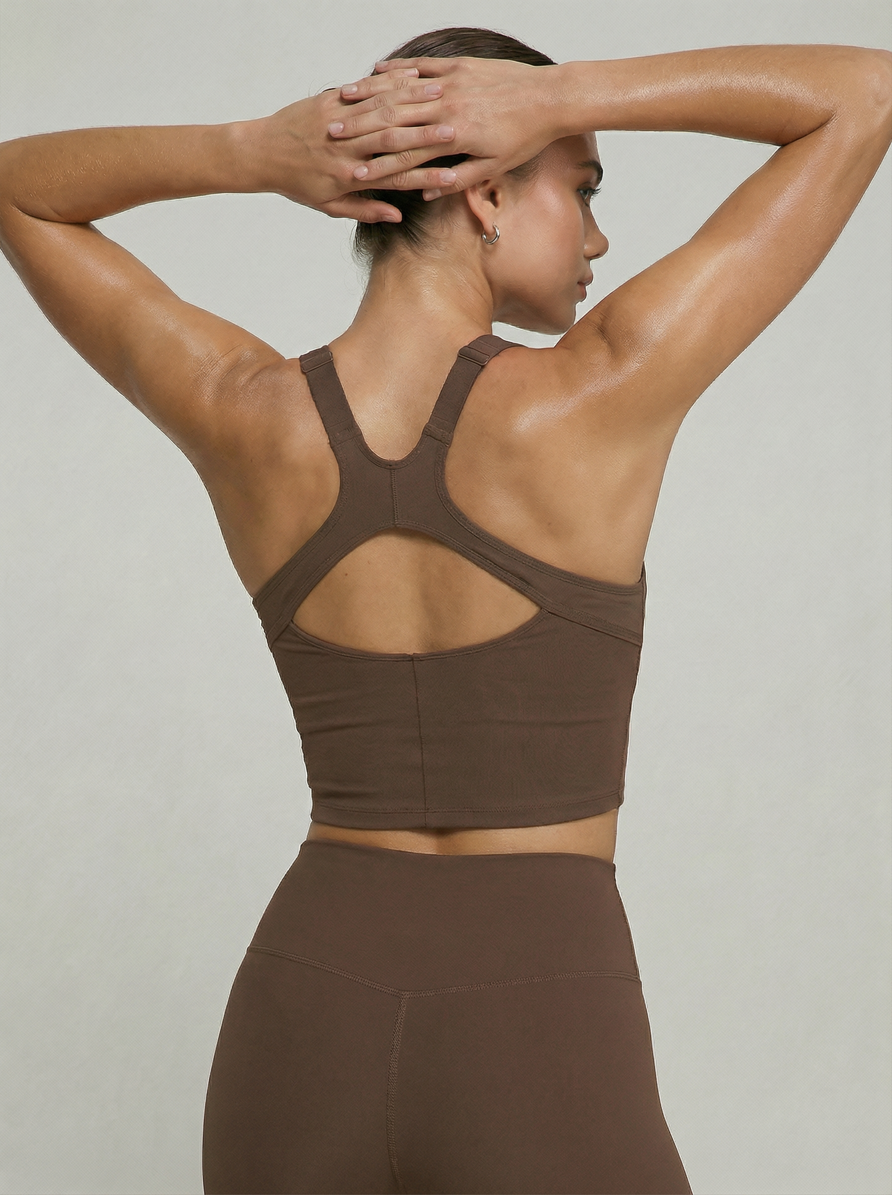 Cropped Daily Marrom