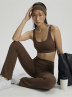 Calça Daily Flare Marrom