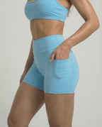 Short Daily Com Bolso Azul