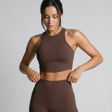 Cropped Nadador Daily Marrom