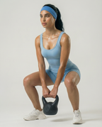 Macaquinho Daily Alças Largas Azul