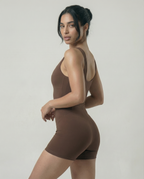 Macaquinho Daily Alças Largas Marrom