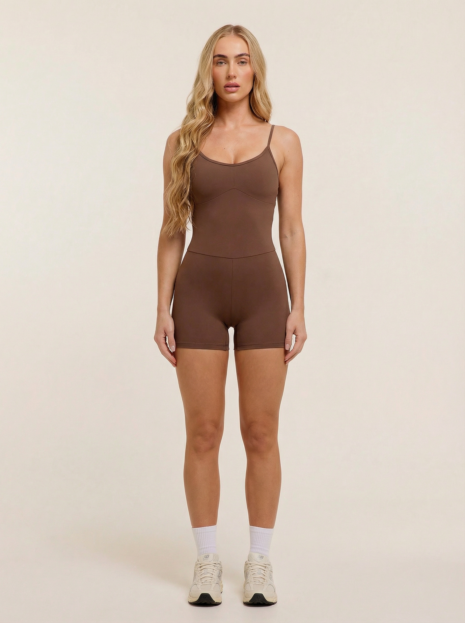 Macaquinho Daily Alças Finas Marrom