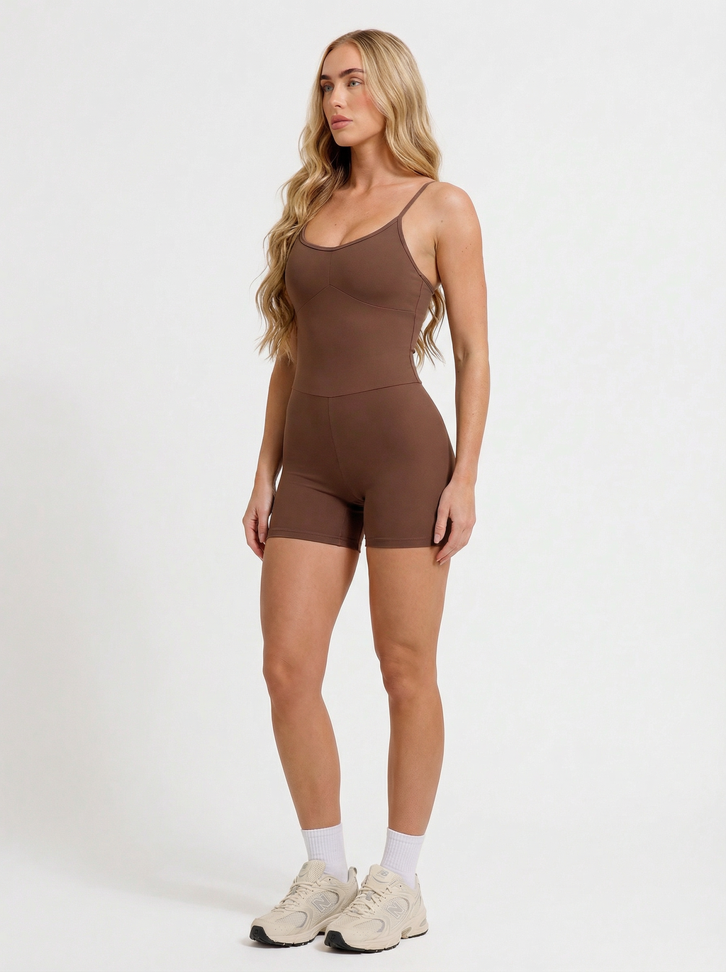 Macaquinho Daily Alças Finas Marrom