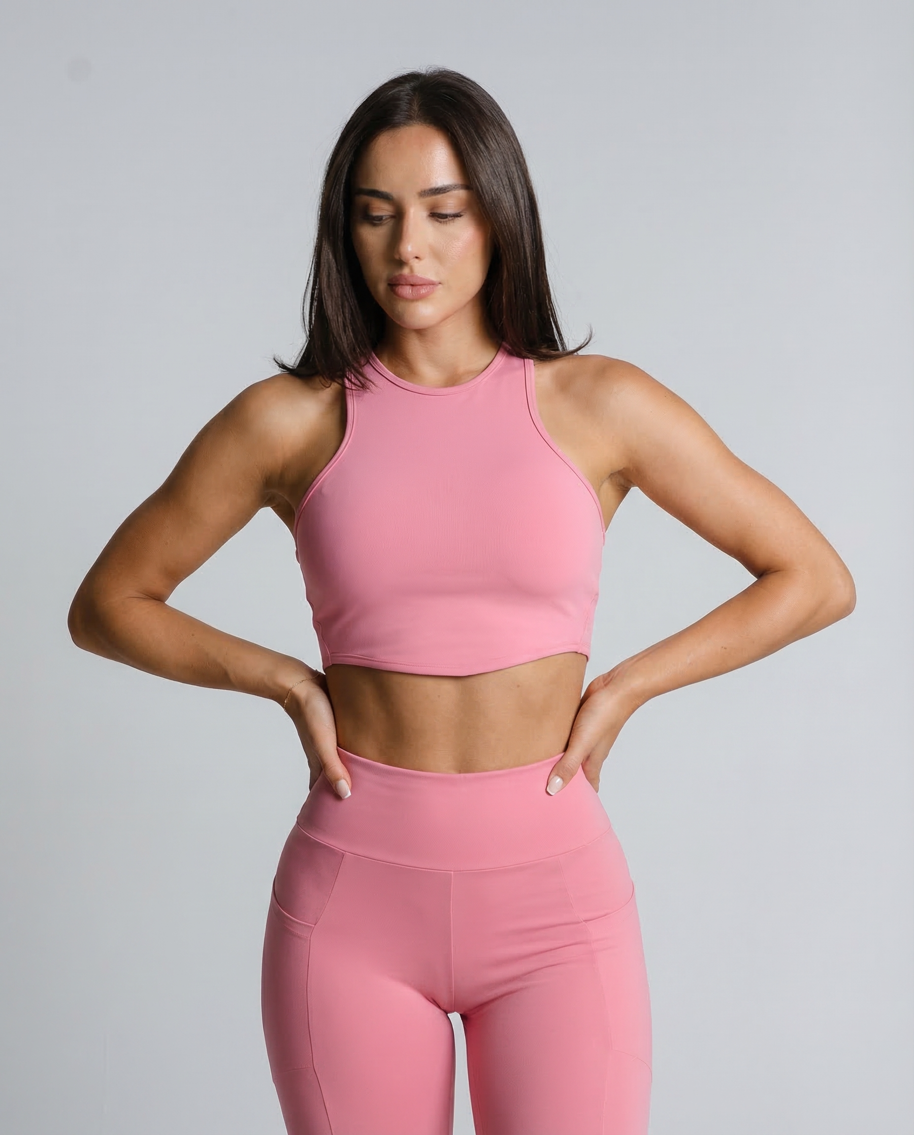 Cropped Nadador Daily Rosa