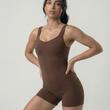 Macaquinho Daily Alças Largas Marrom