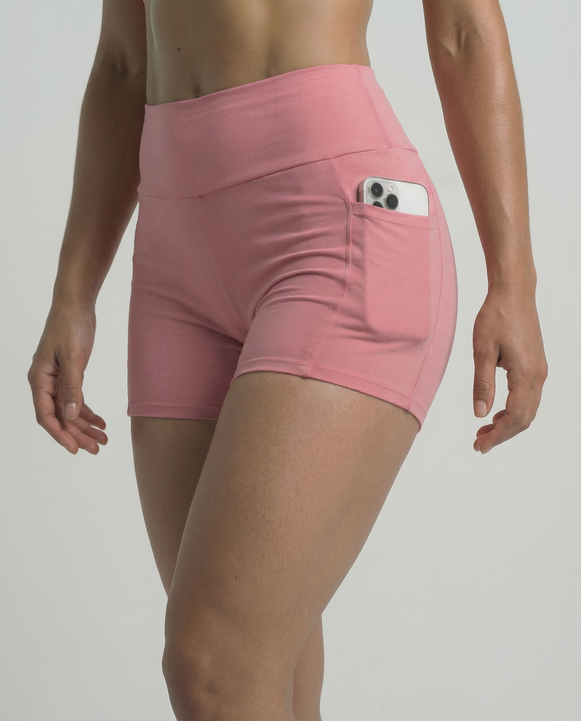 Short Daily Com Bolso Rosa