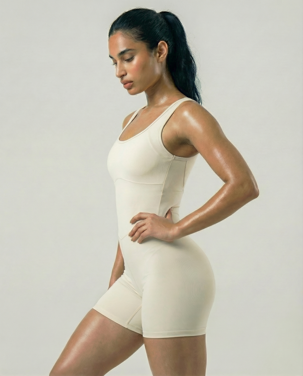 Macaquinho Daily Alças Largas Off White